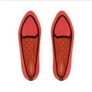 Birdies Blackbird Knit NWOB Coral and Maroon Size:7